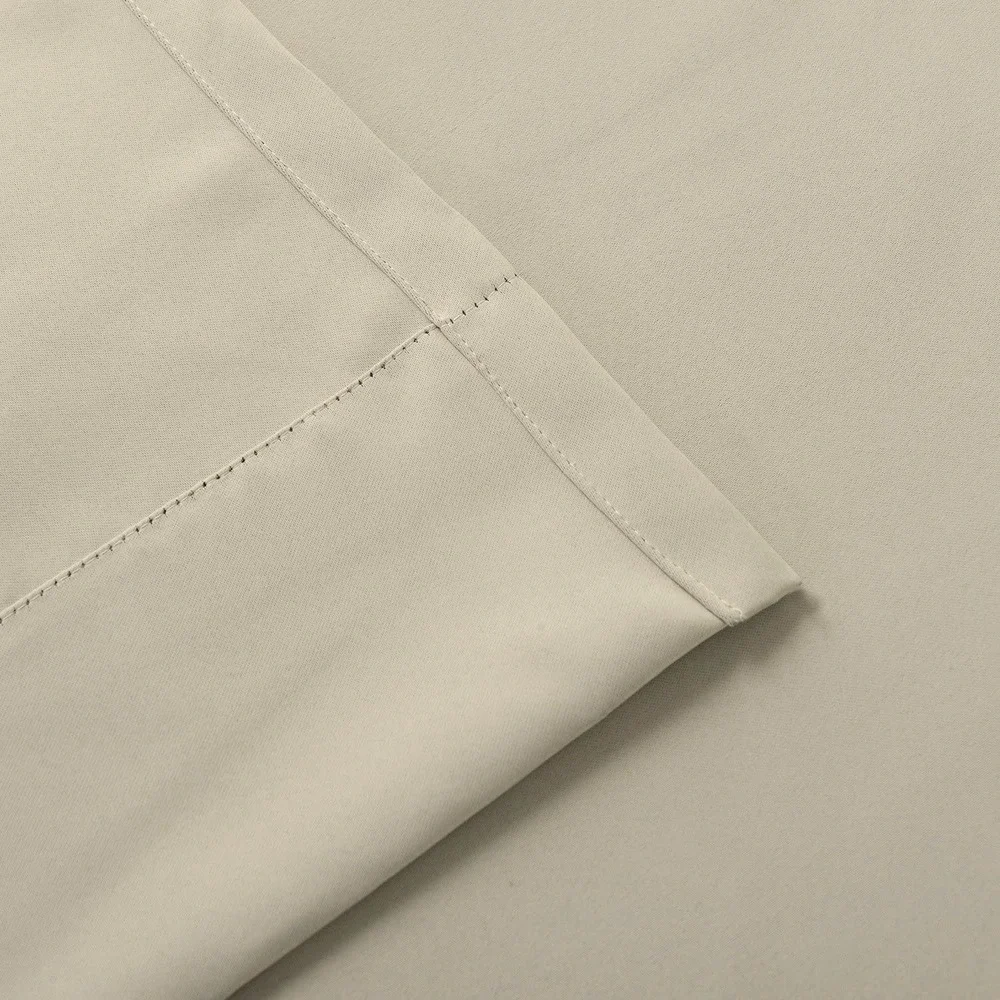 TWOPAGES Pleated Curtain Unlined Room Darkening Drapery Set Of 4) 50